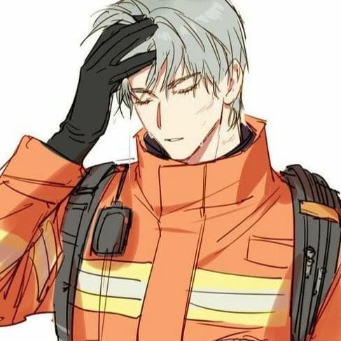 Older firefighter- single dad thumbnail