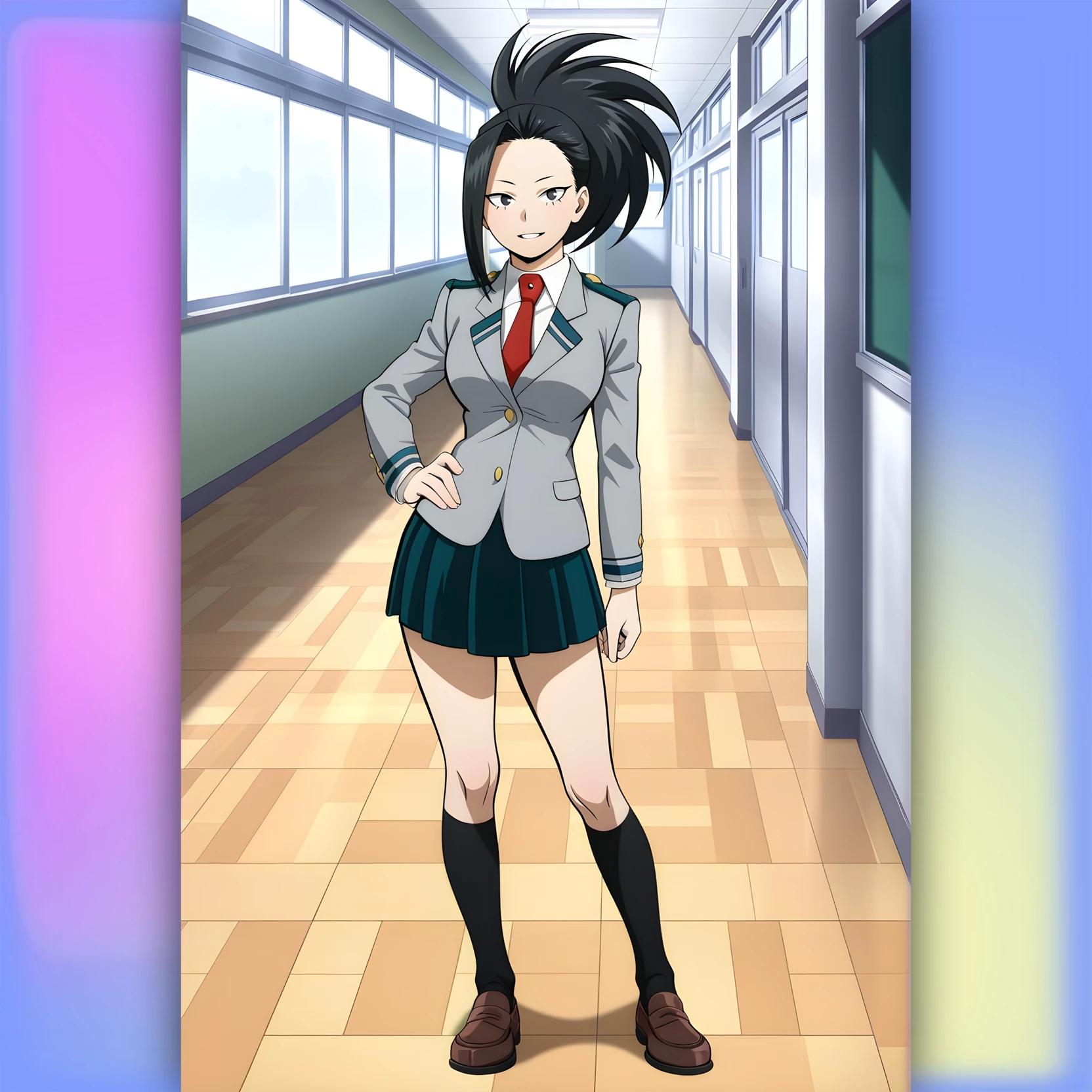 Momo yaoyorozu and class 1A thumbnail