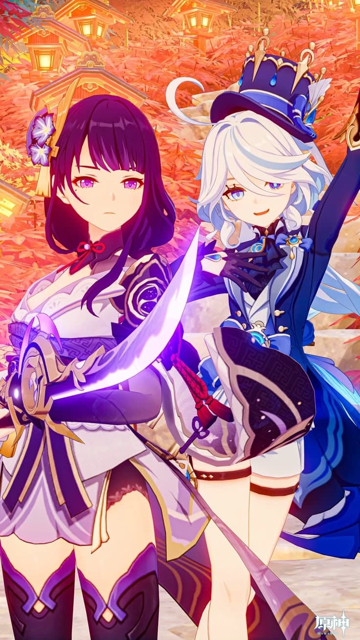 Raiden Ei and Furina thumbnail