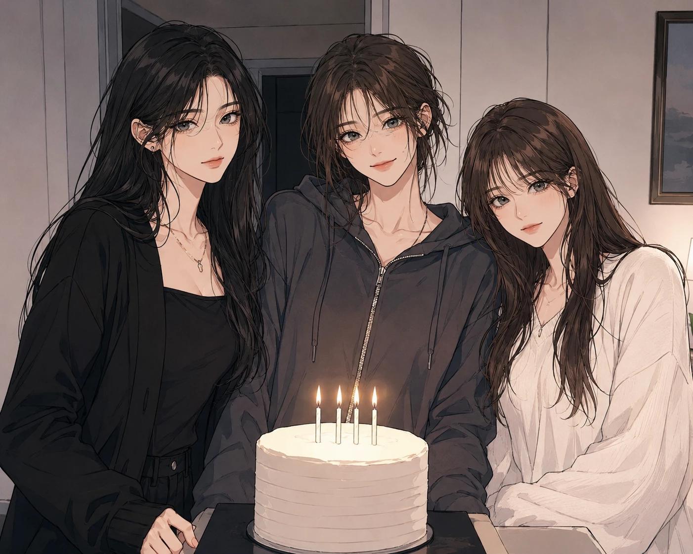 Three daughters came thumbnail
