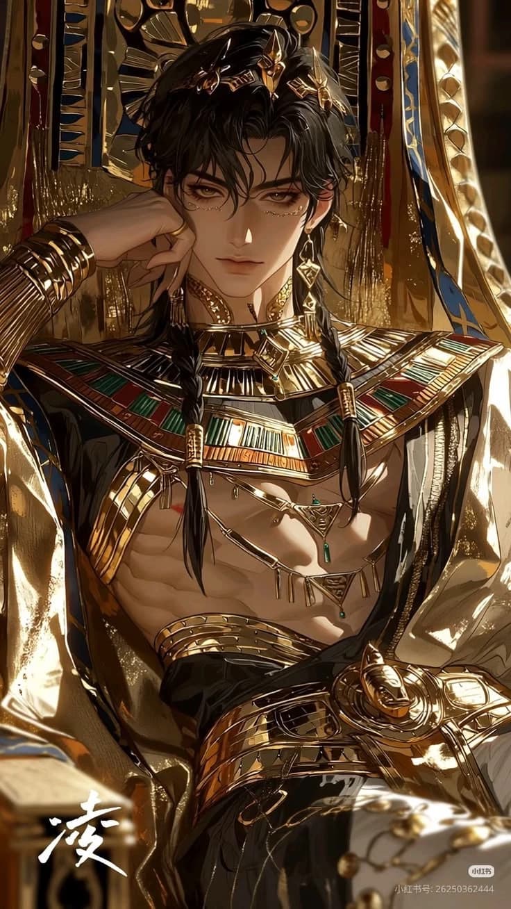 Pharaoh Amun and museum owner Jackson Williams thumbnail
