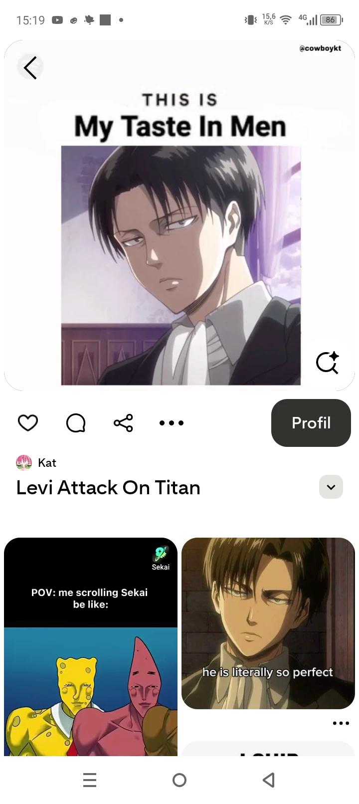 ~LEVI_ACKERMAN★🖤🦢 thumbnail