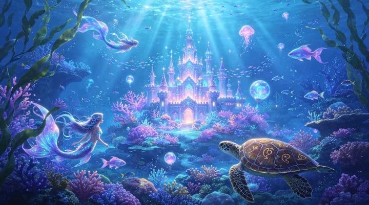 O palácio do coração do mar🐚🌊🧜‍♀️🦑🦈🪼 thumbnail
