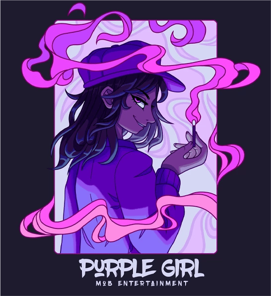Purple girl thumbnail