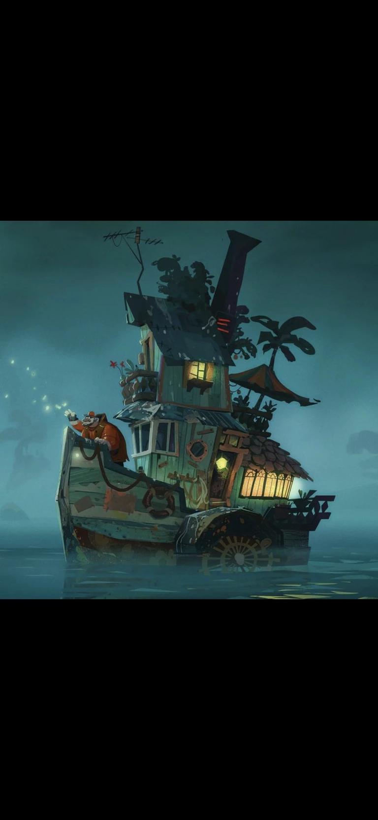 RPG - boat in the lake thumbnail