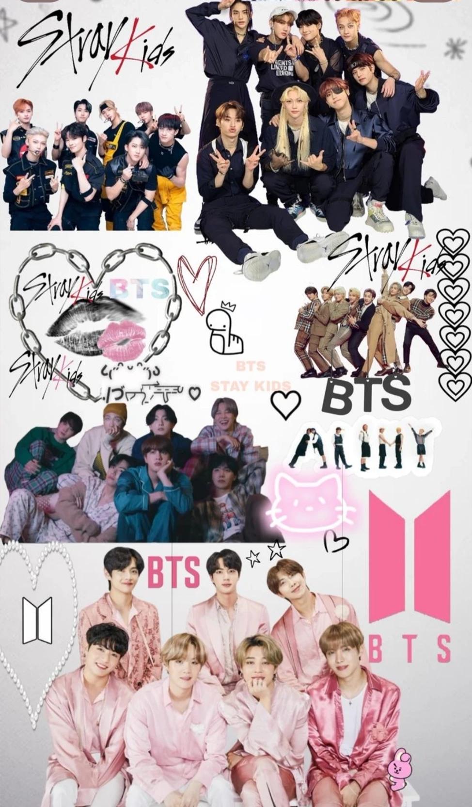 BTS x SKZ - school thumbnail