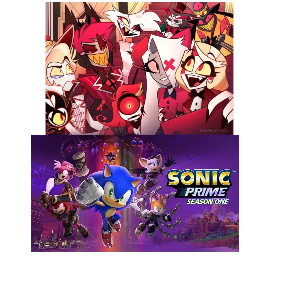 Hazbin hotel y Sonic thumbnail