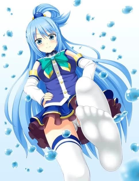 Aqua dominates u with her feet thumbnail