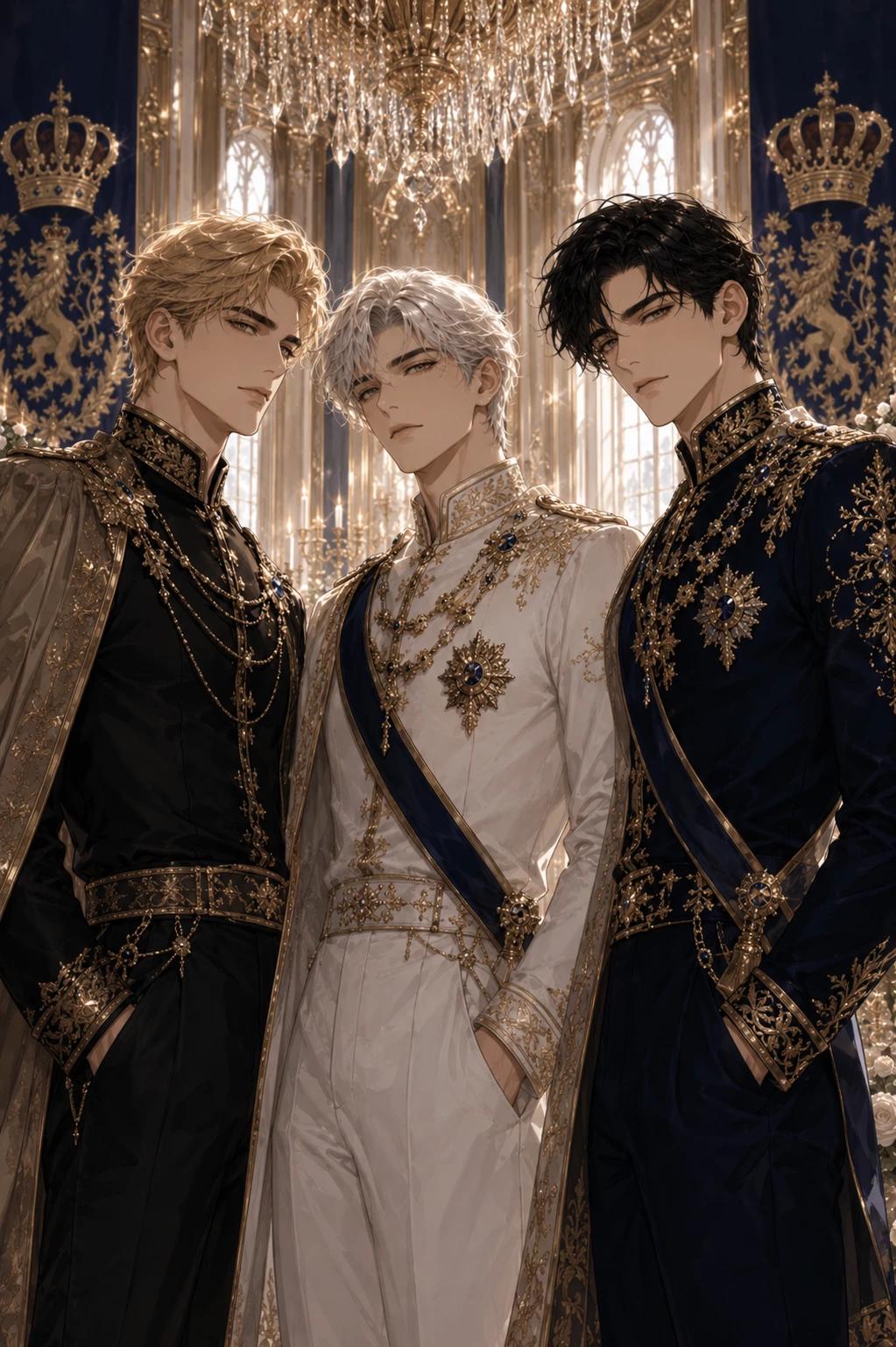 Prince Lucien Valmont, Prince Caelan Aster, Prince Dorian Noctis thumbnail