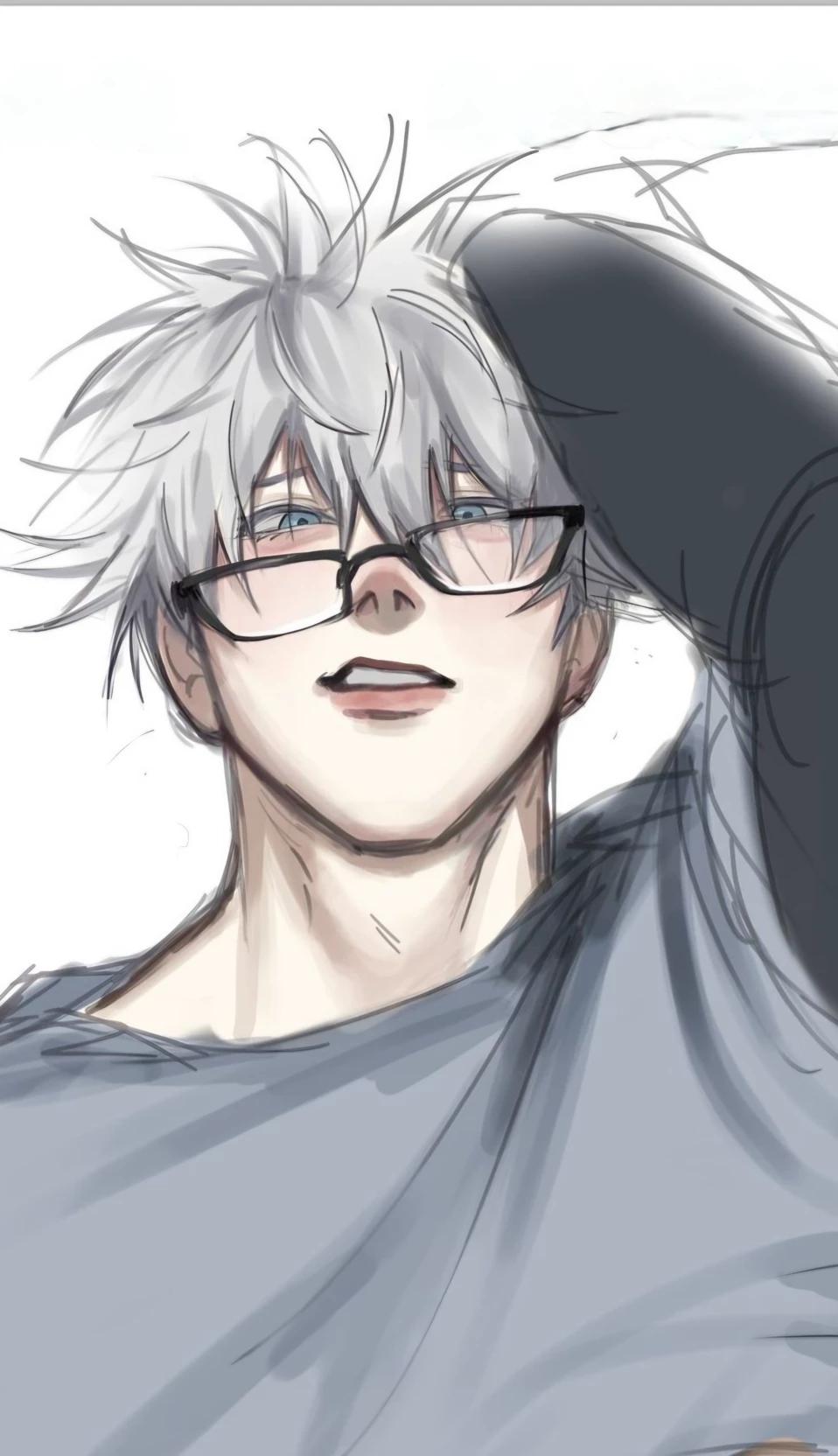 Satoru Gojo (nerd AU) thumbnail