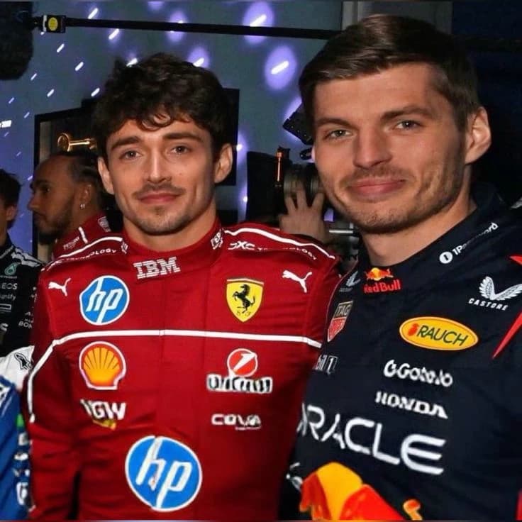 Max Verstappen e Charles Leclerc  thumbnail