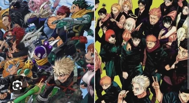 jjk and mha universe  thumbnail
