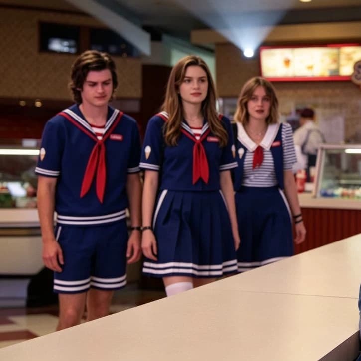 Steve, Robin and Zoe and the town's Pick me, Amelia. thumbnail