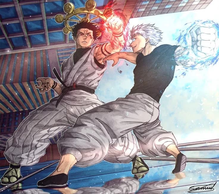 Gojo and Sukuna thumbnail