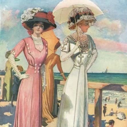 Young woman meets a sailor (1878) thumbnail