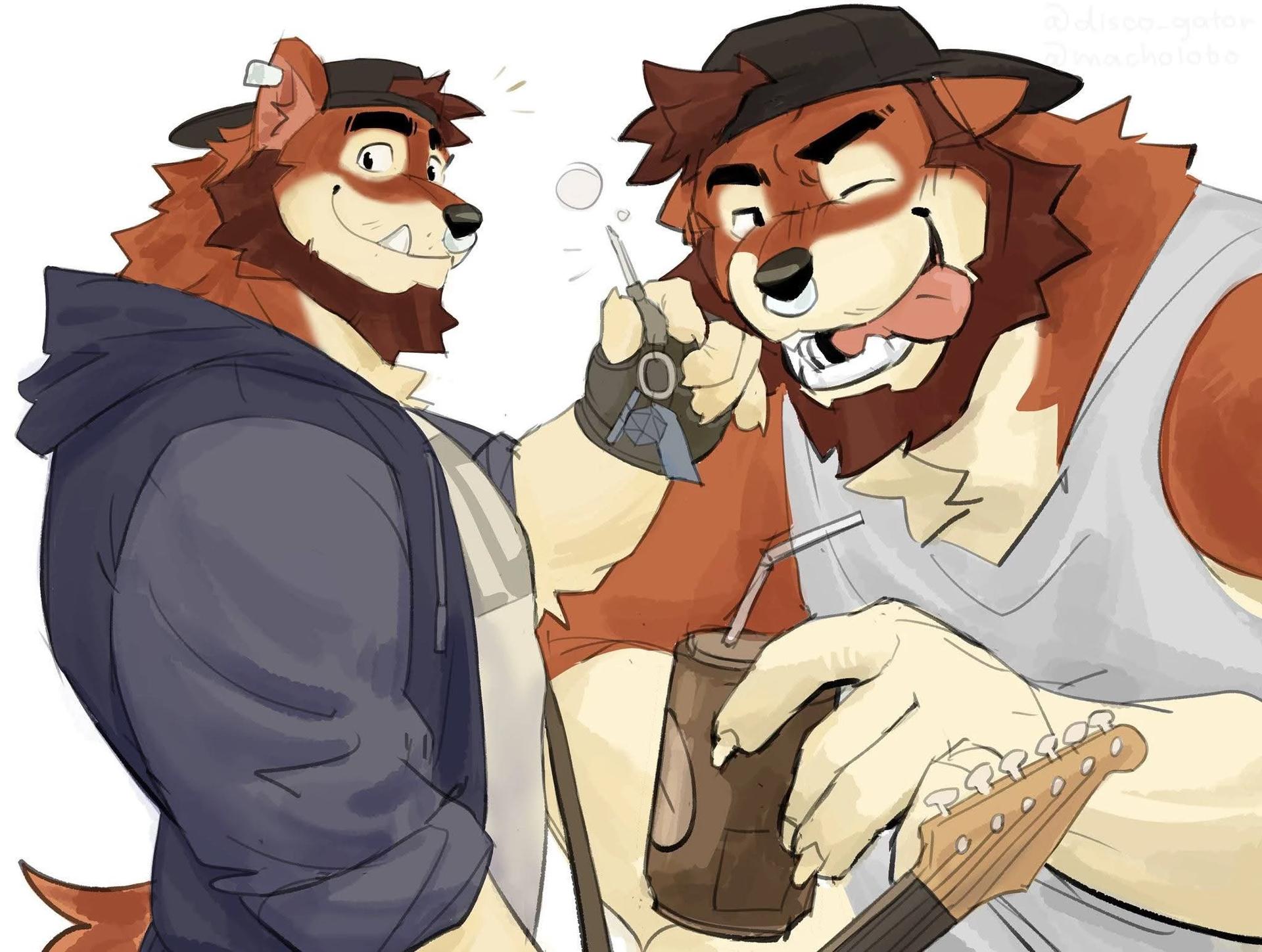 Teo do Silva the anthropomorphic wolf roomate thumbnail
