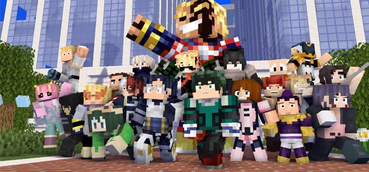 MHA x Minecraft thumbnail