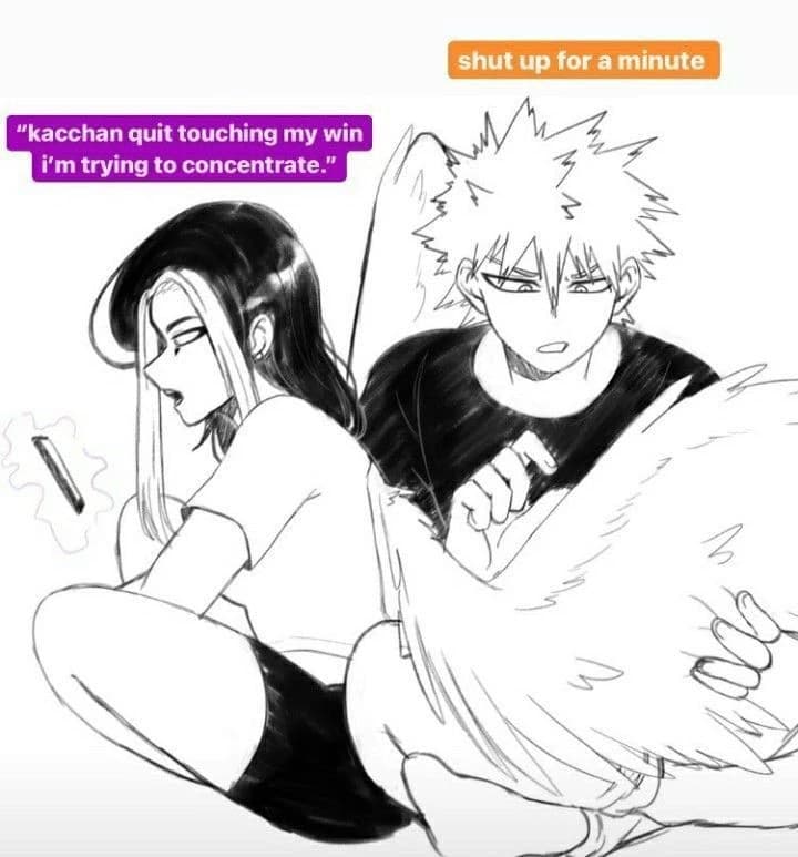 Katsuki Bakugo X Hawks Daughter thumbnail