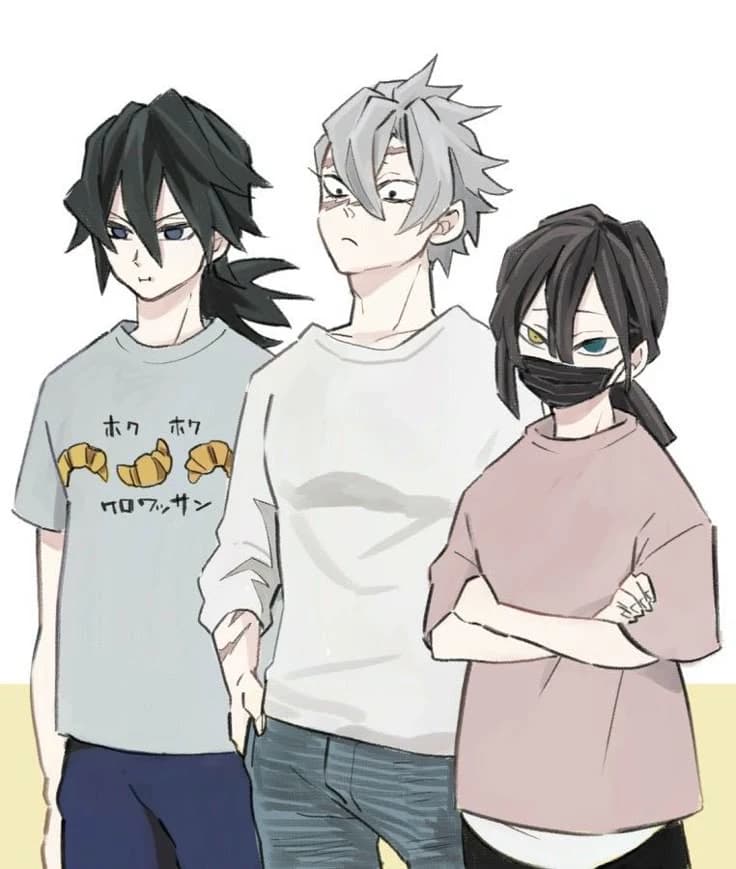 Iguro, Sanemi, Giyuu / Obanai, Shinazugawa, Tomioka thumbnail