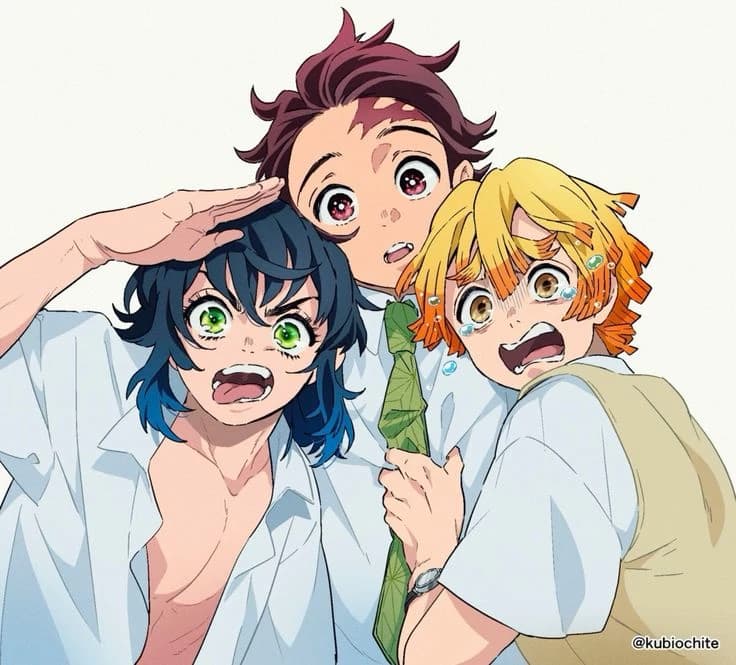 Inosuke x Zenitsu x Tanjiro | Inotanzen | Omegaverse thumbnail