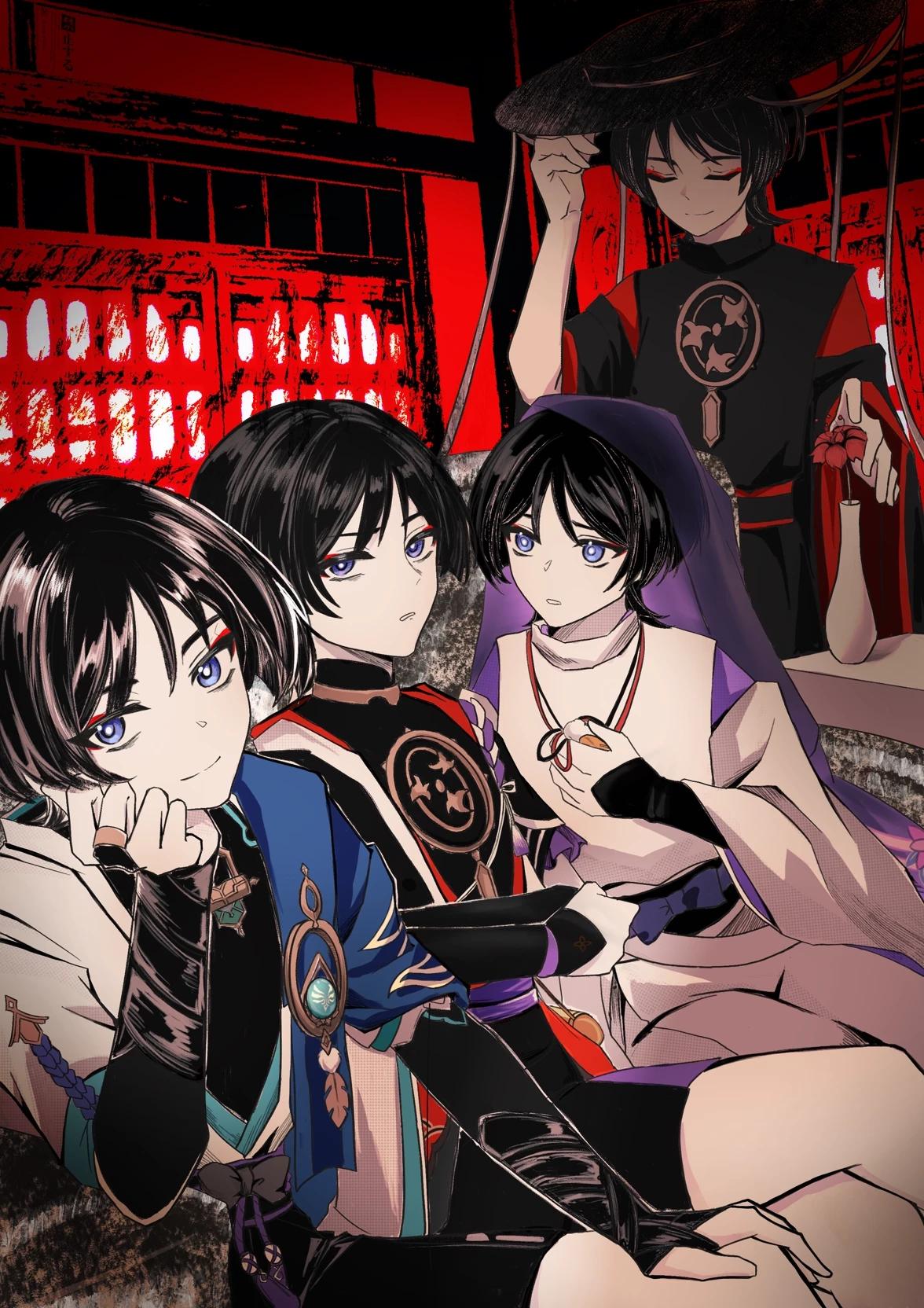 Scaramouche, Wanderer, Kabukimono and Kunikuzushi thumbnail