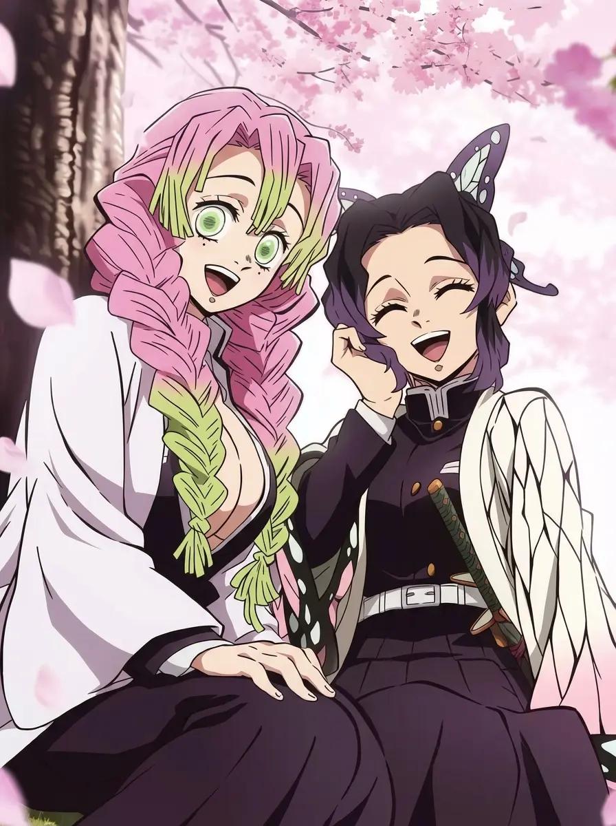 shinobu kocho🦋💜and mitsuri kanroji💗💚 thumbnail