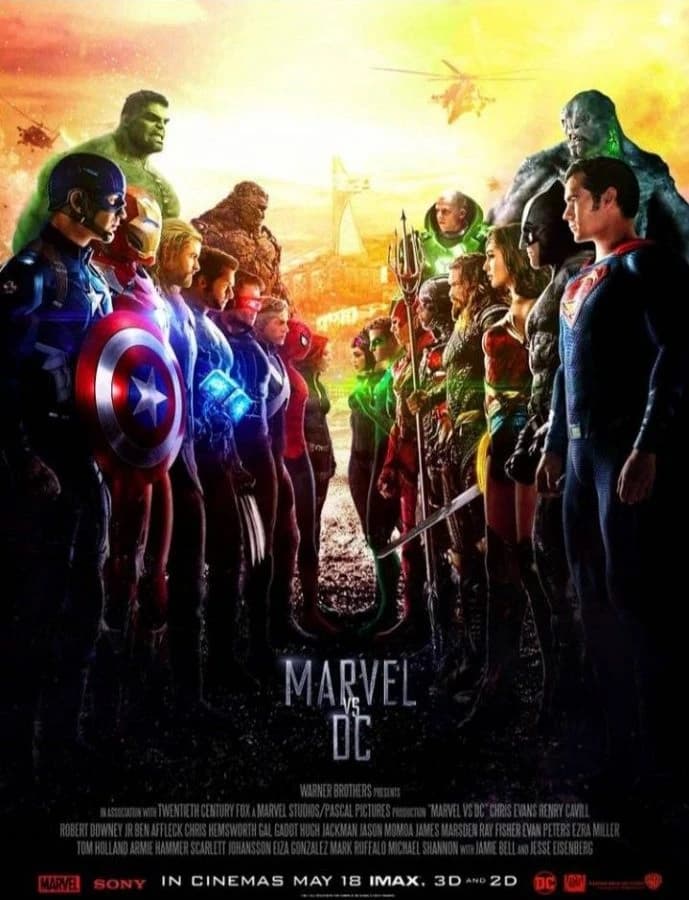 Marvel vs DC thumbnail