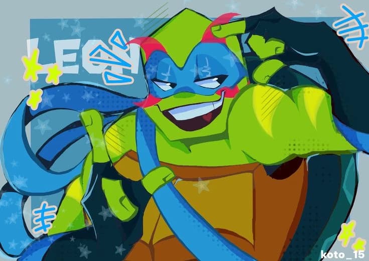 ROTTMNT Leo \| silliest turtle around thumbnail