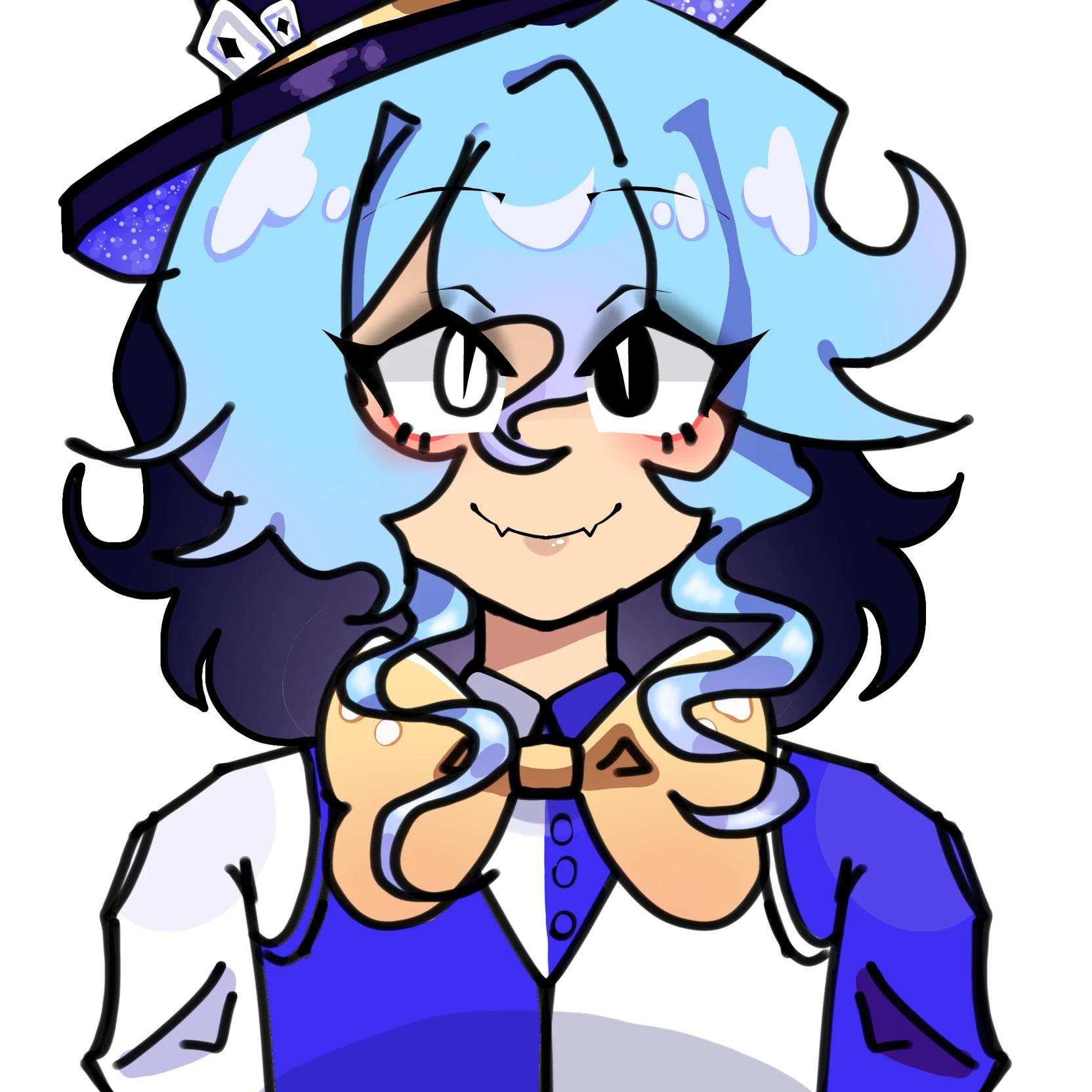 ☄️🫐 Azura! (My original character that I created) 🫐☄️ thumbnail