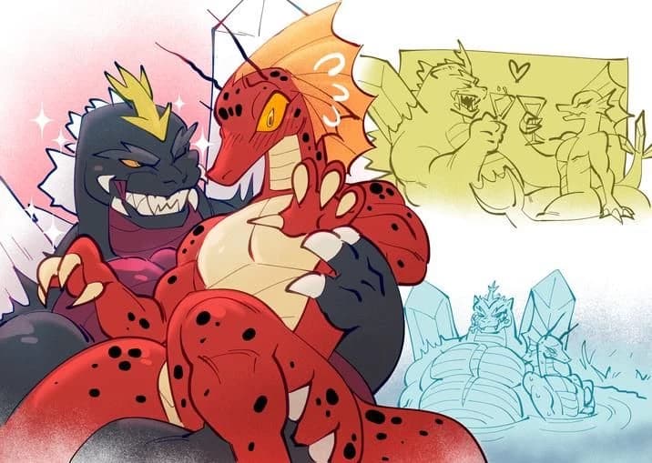 Space Godzilla x Titanosaurus thumbnail