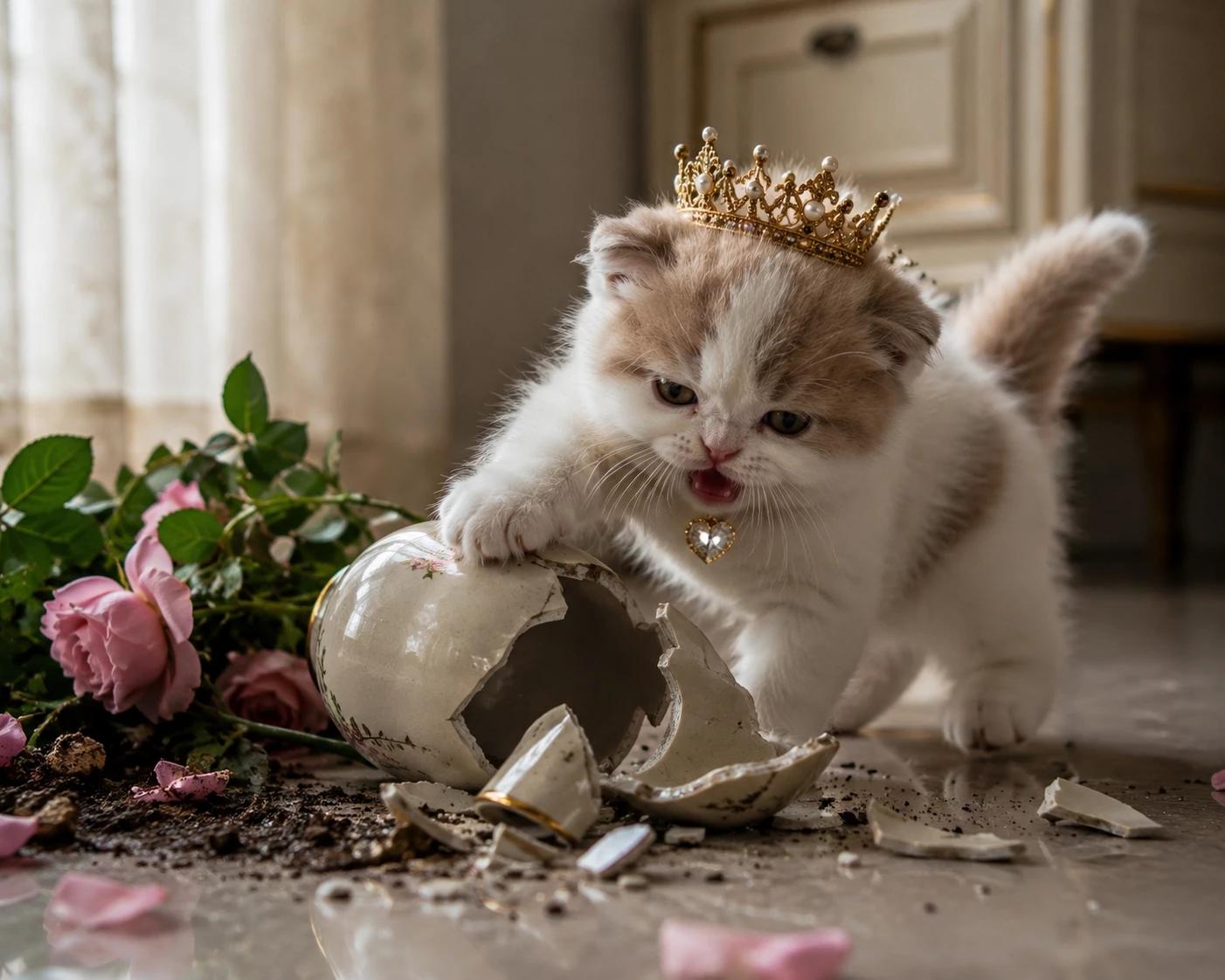 spoiled cat that breaks things thumbnail