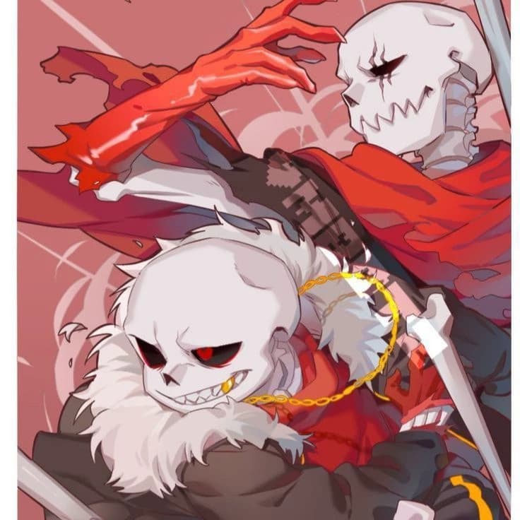 fell papyrus and sans bot thumbnail