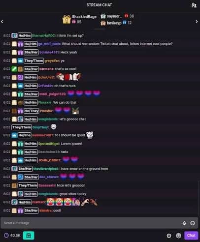 Livestream chat thumbnail
