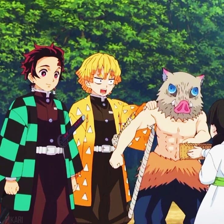 zenitsu, inosuke, tanjiro  thumbnail