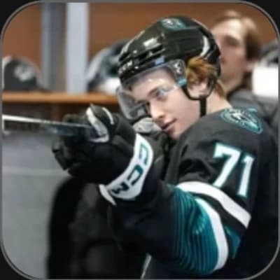Macklin Celebrini thumbnail