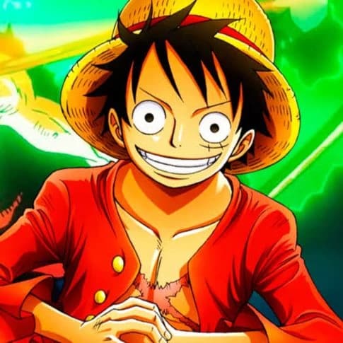 Monkey D. Luffy.

(If he is in a complete relaxation, what can he talk about thumbnail