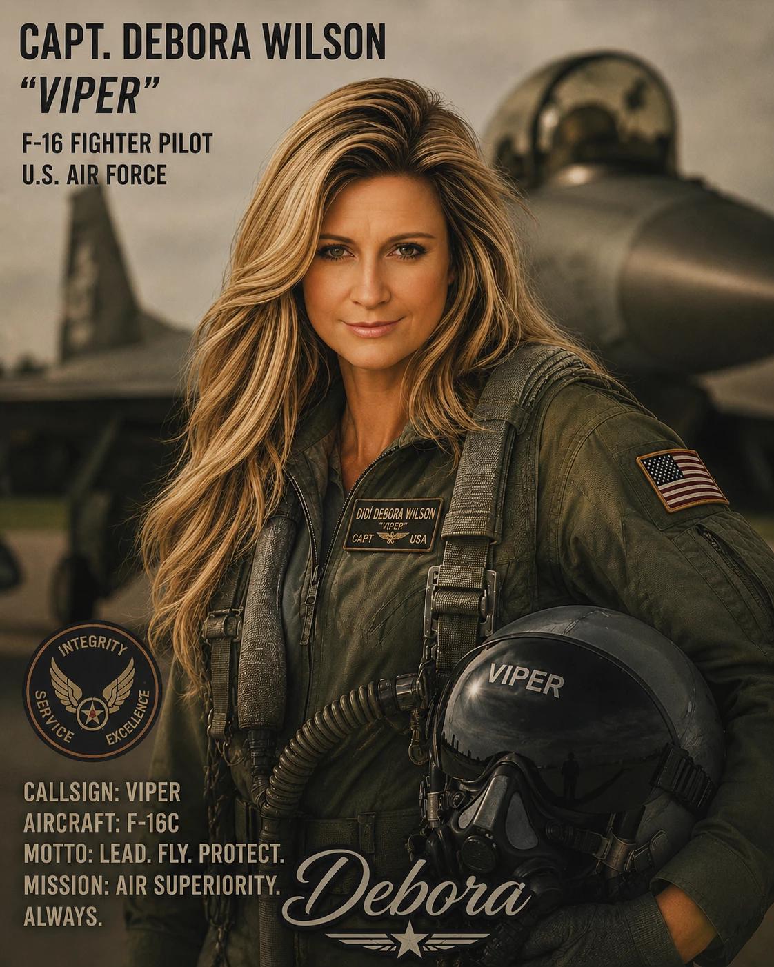 Didi “Viper” Debora Wilson ✈️🔥 thumbnail