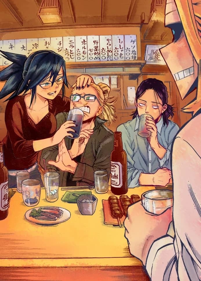 Aizawa, Present mic y all might thumbnail