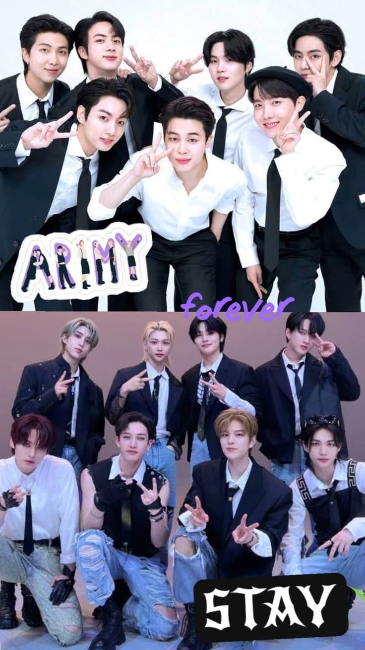 BTS & Stray kids  thumbnail