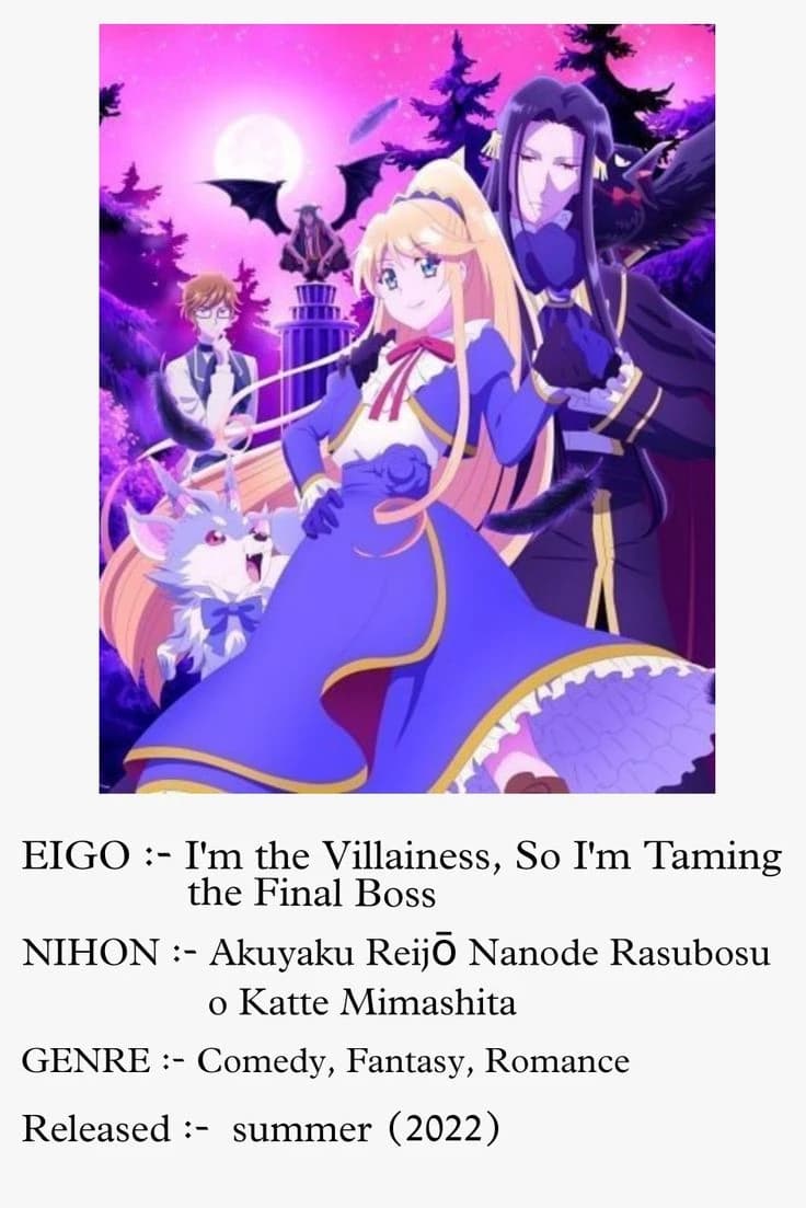 I'm the Villainess, So I'm Taming the Final Boss thumbnail