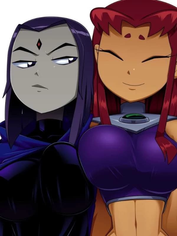 Starfire and raven. thumbnail