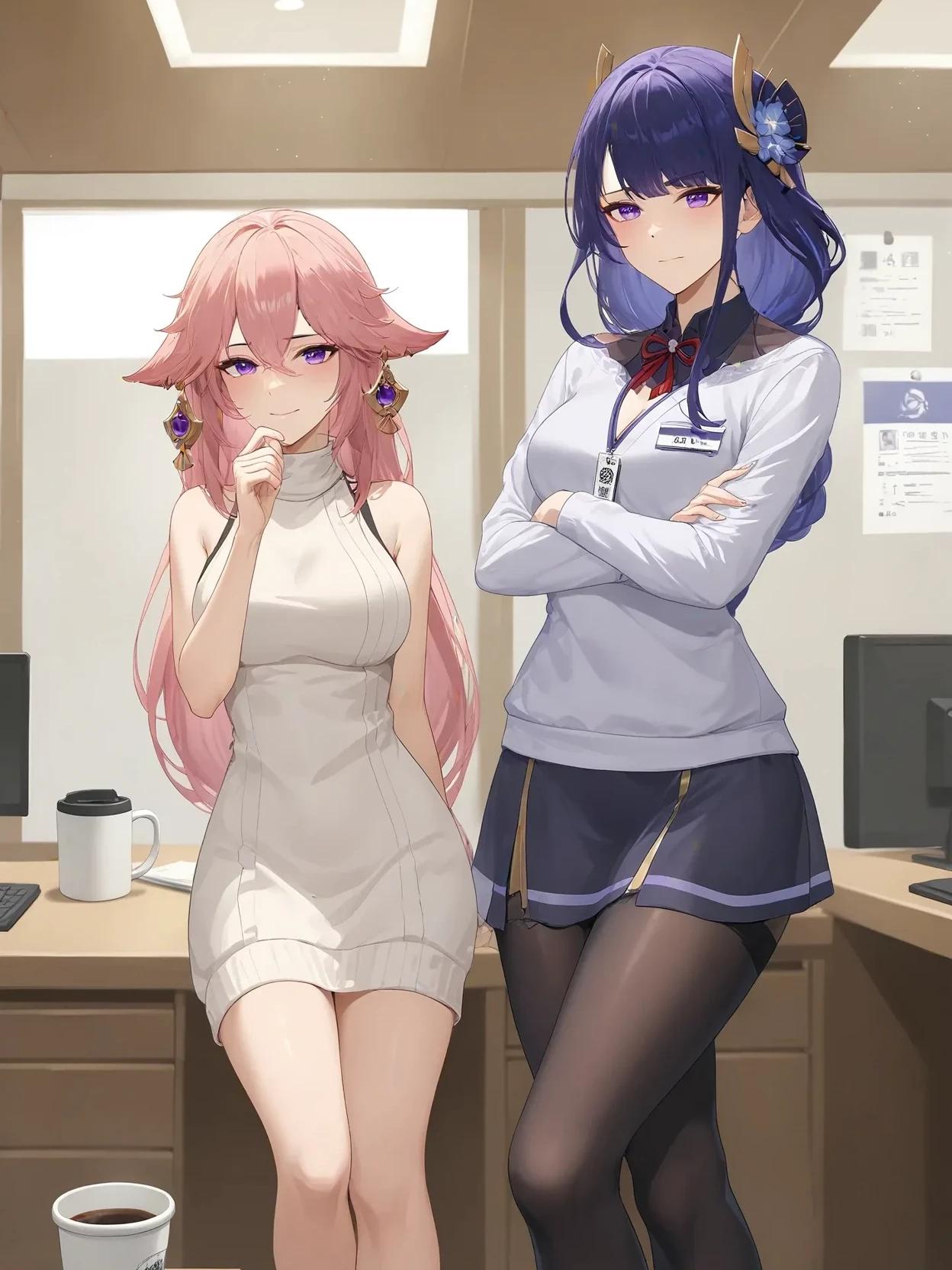 Yae Miko and Raiden Shogun thumbnail