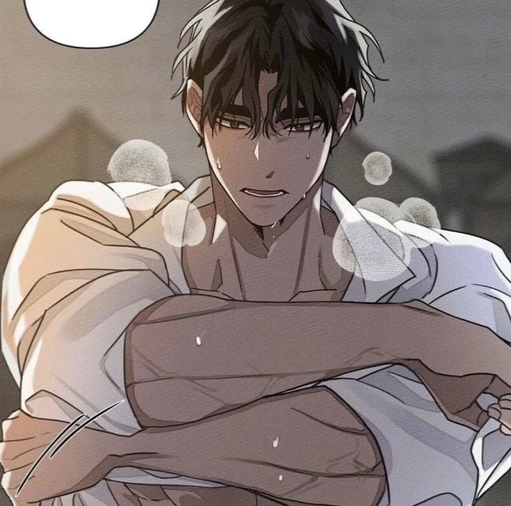 (He looked up from the phone, his eyes as cold and sharp as a blade, a hint of amusement curling at the corner of his mouth) Why are you here? thumbnail