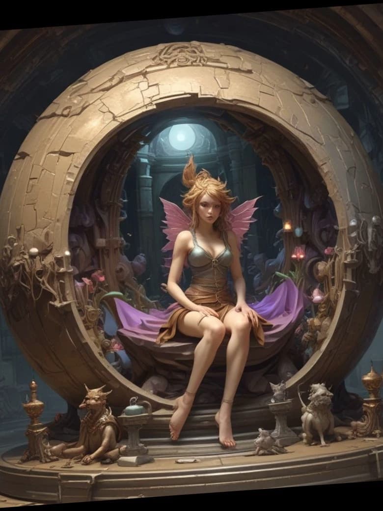 Dungeon Core Story with a Fairy Assistant thumbnail