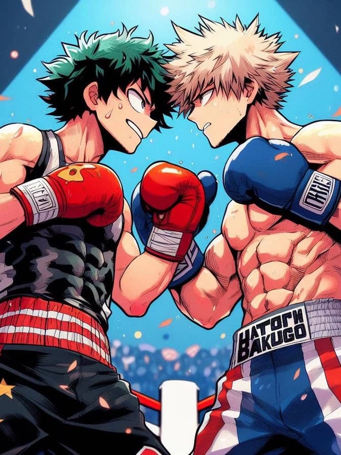 Bakugo and Midoriya thumbnail
