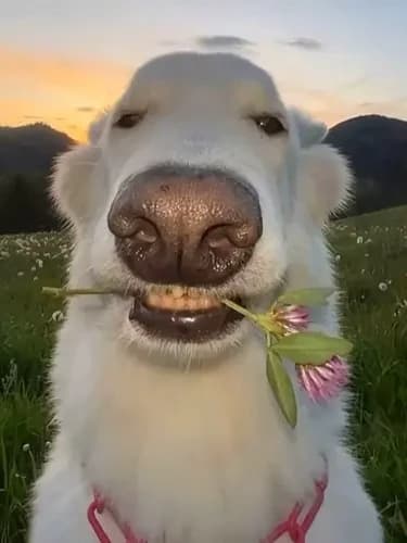 A white dog thumbnail