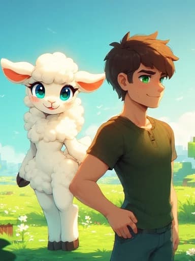 minecraft Isekai anime thumbnail