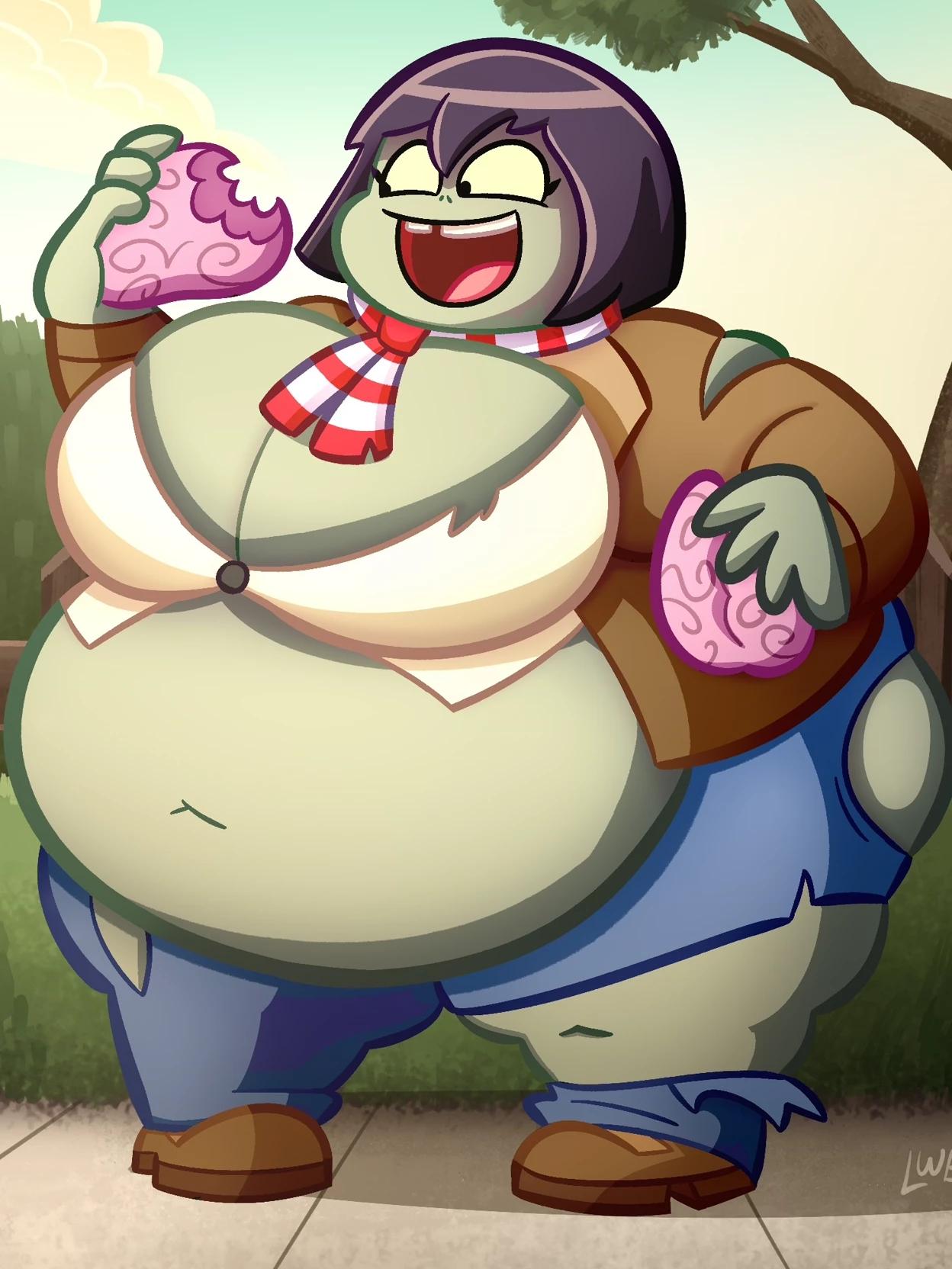 one hungry zombie gal thumbnail