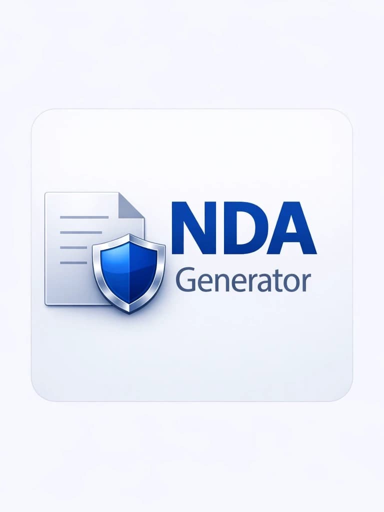 NDA Generator — Instant Confidentiality Agreement Creator thumbnail