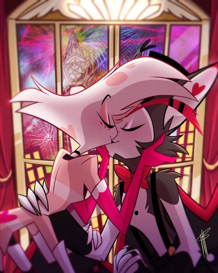 Angel Dust and Husk //Hazbin hotel// thumbnail